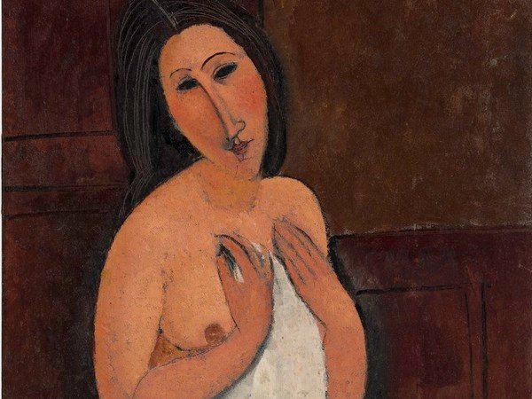 Amedeo Modigliani, Lakuriq i ulur me këmishë, 1917. © Nicolas Dewitte / LaM