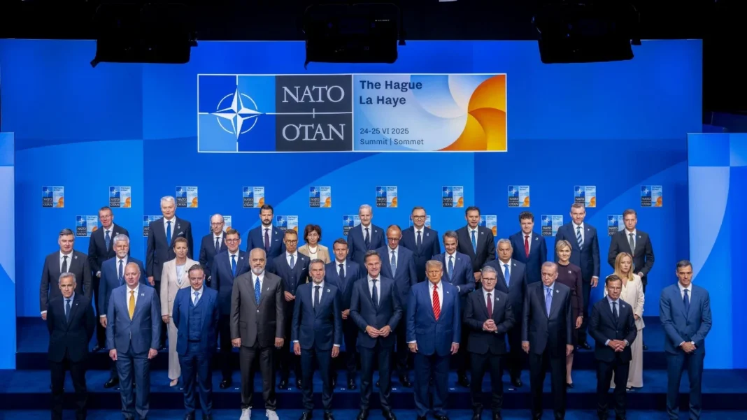 oto familjare të liderëve në samitin e NATO-s. Hagë 2025